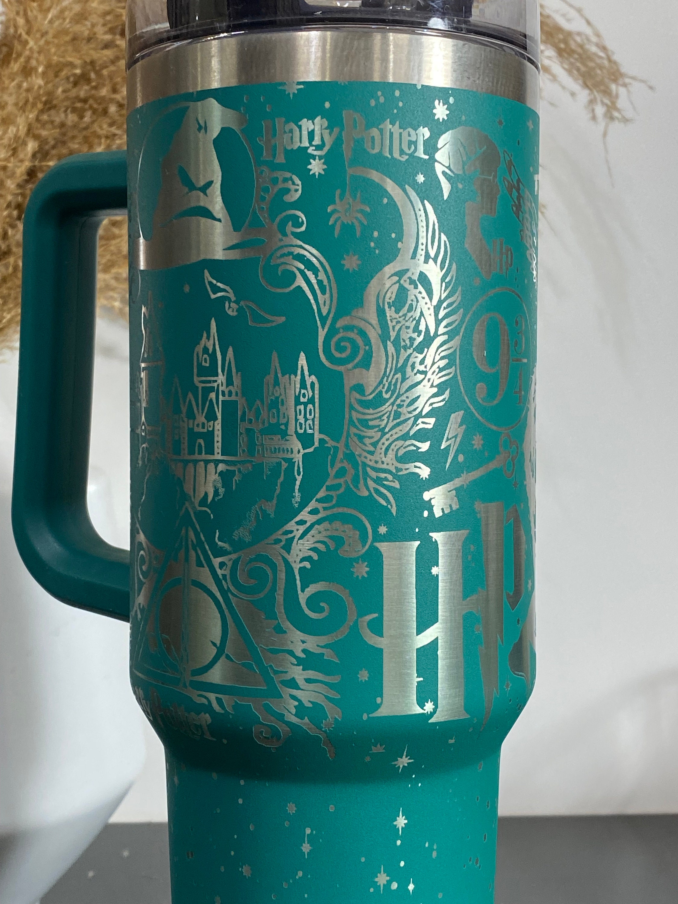 HP Wizard Stanley Design-40 Oz Tumbler With Handle 