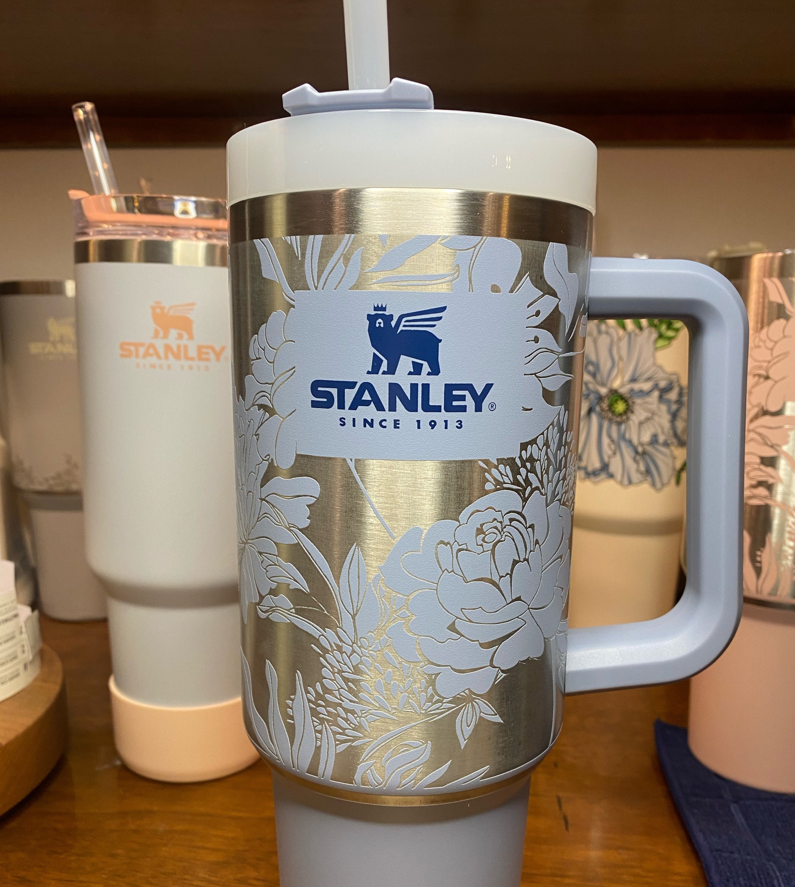 40oz Stanley tumbler - full wrap Laser engraved adventure quencher –  kikiscreationsnj