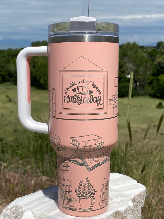Teaching Is A Work Of Heart Custom Stanley Adventure Quencher 40 oz tumbler