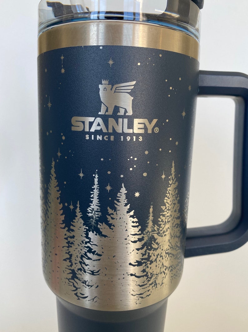 Night Sky Engraved Stanley Adventure Quencher 40oz Tumbler Etsy