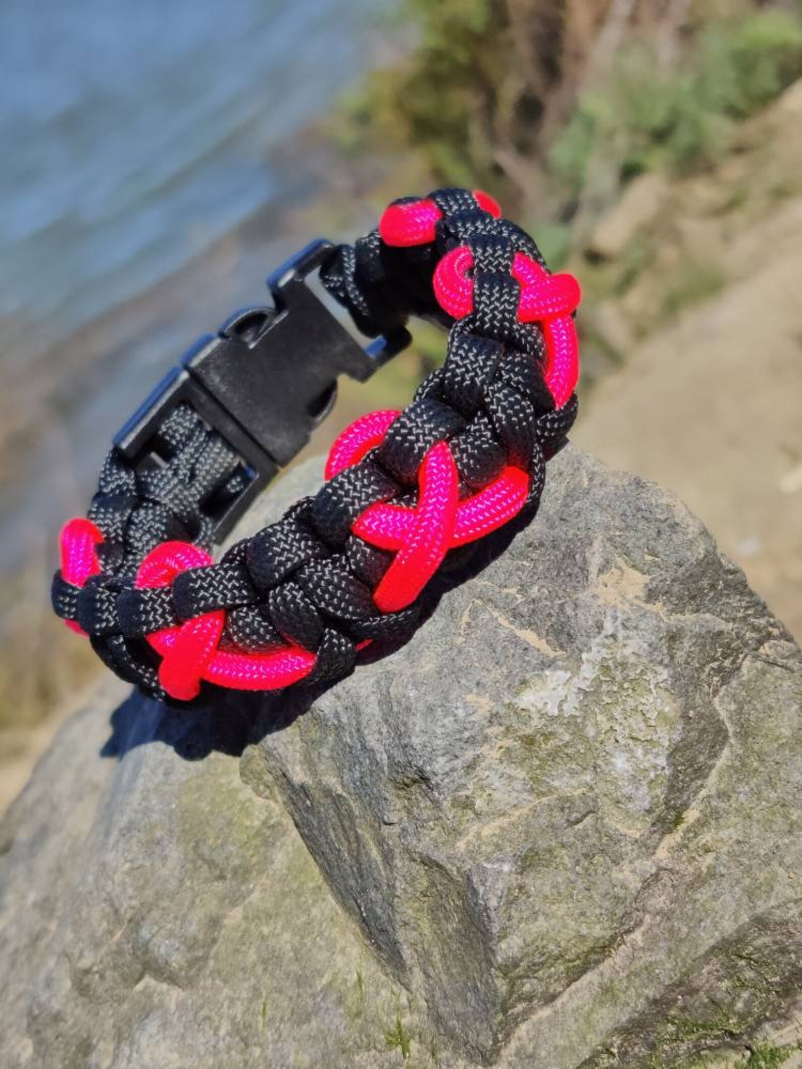 Cancer awareness Paracord Bracelet Etsy