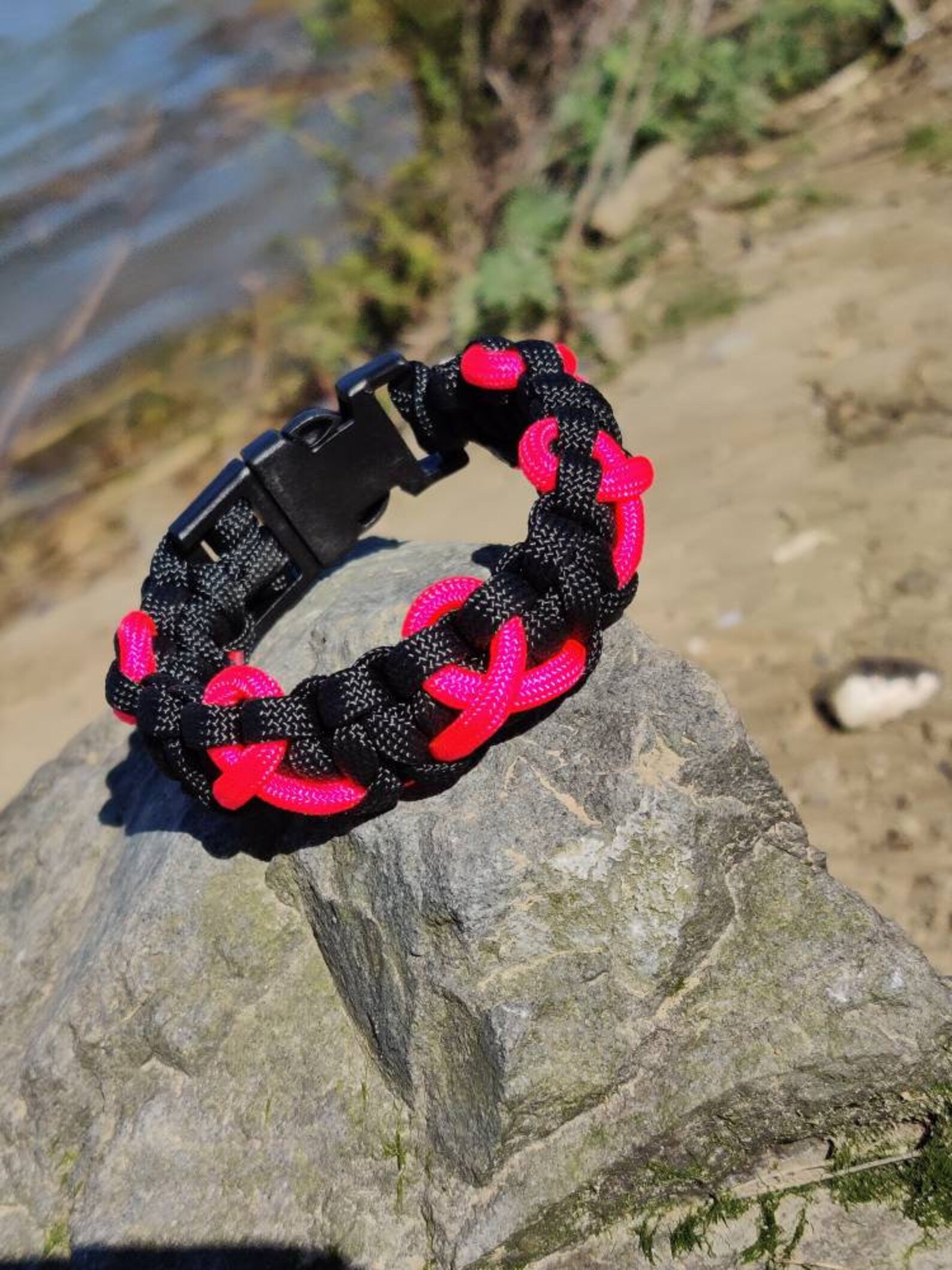Cancer awareness Paracord Bracelet Etsy
