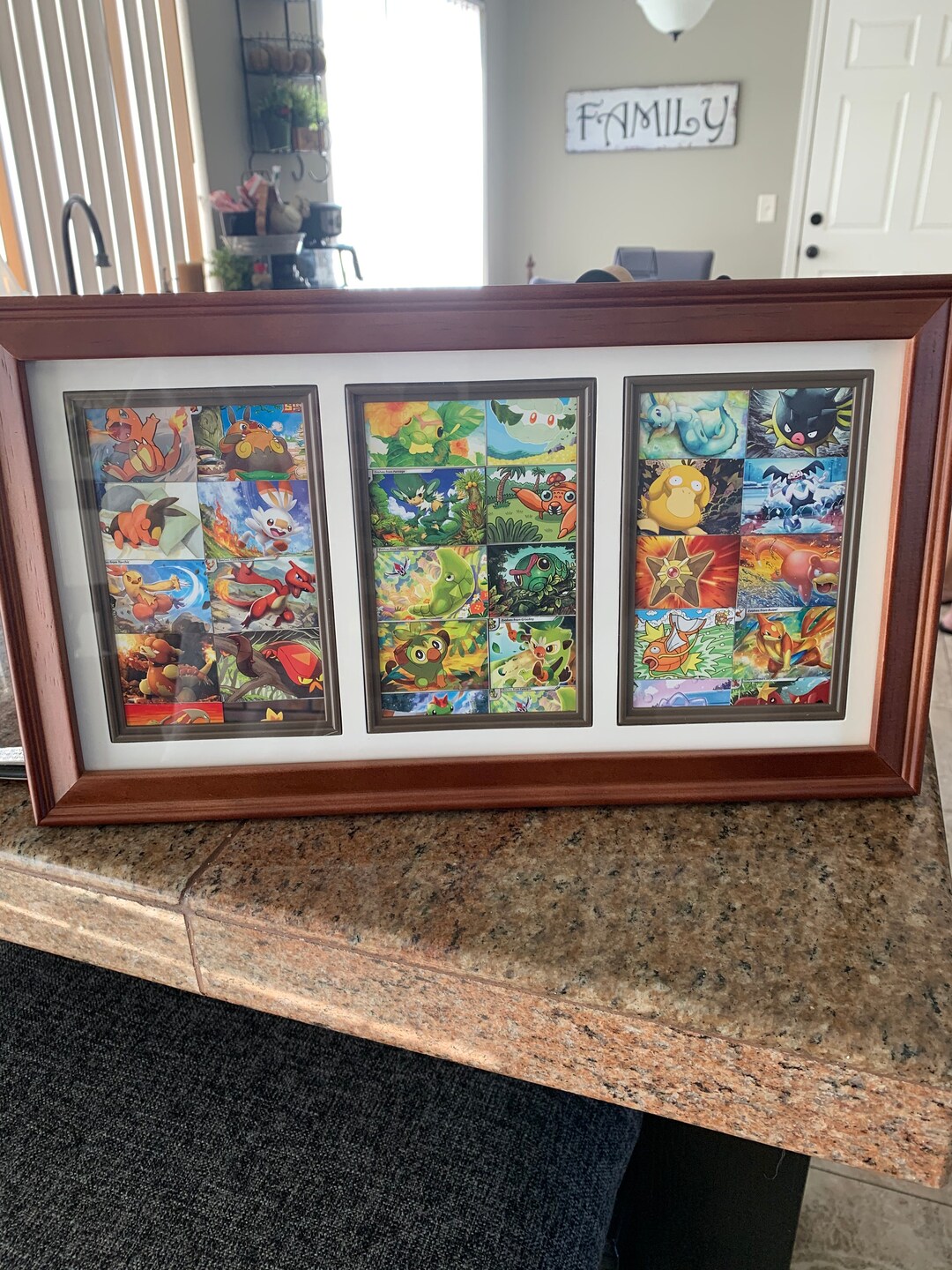 Custom Made Pokémon Framed Picture Etsy