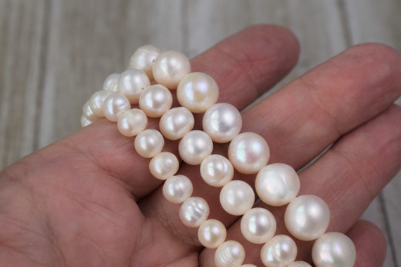 Freshwater Pearls Creamy White Potato Pearls Choice of Size Etsy Canada
