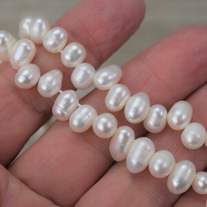 Side Drilled Pearls - Etsy Australia