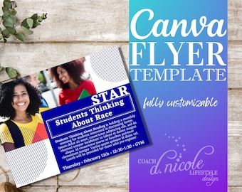 Student Club Flyer Templates, Editable in Canva | Graphic Design Template