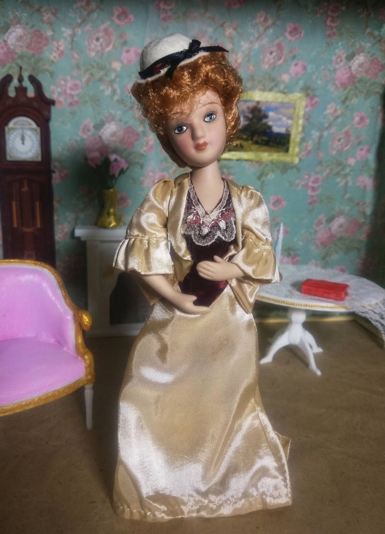 Porcelain doll Victorian doll Vintage doll Seymour Mann Etsy
