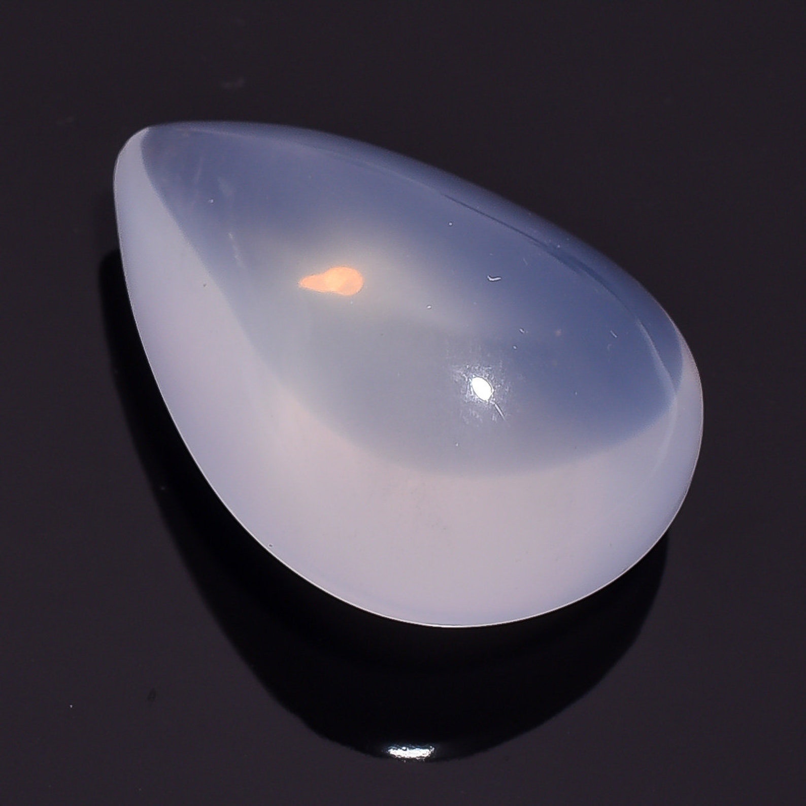 59.7 Ct.100 Natural Blue Milky Opal Quartz Pear Cabochon Etsy