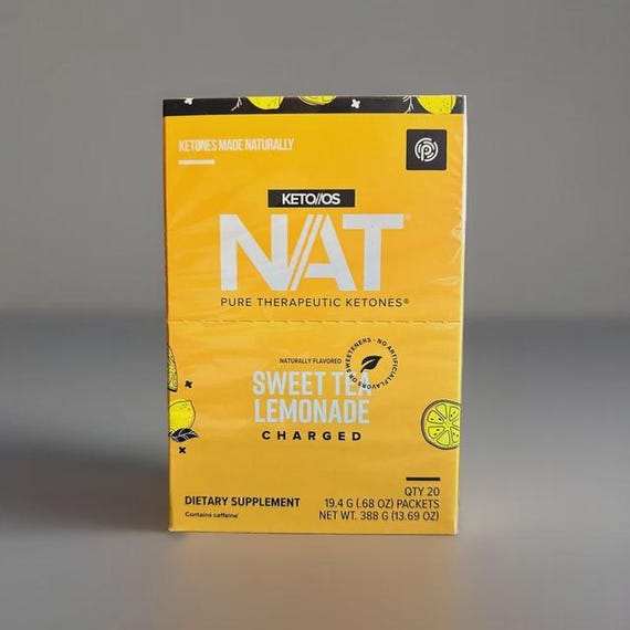 Pruvit NAT Ketones Raspberry Limonade – Caffeine Free, 20 Packets – Keto Weight Management