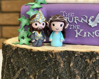 Lord of the Rings wedding cake topper