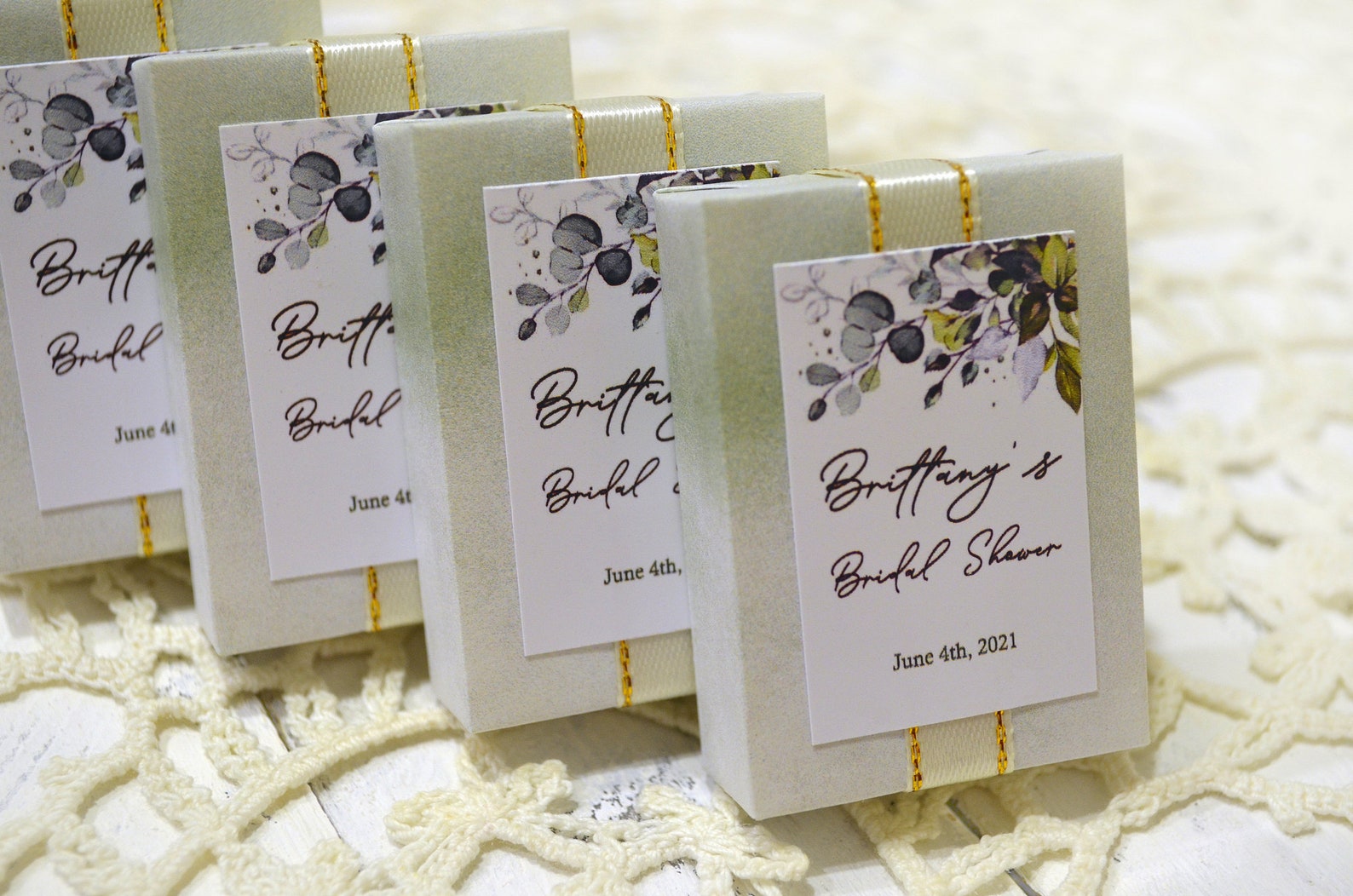 Greenery Bridal Shower Favors Soap Eucalyptus Bridal Shower Etsy