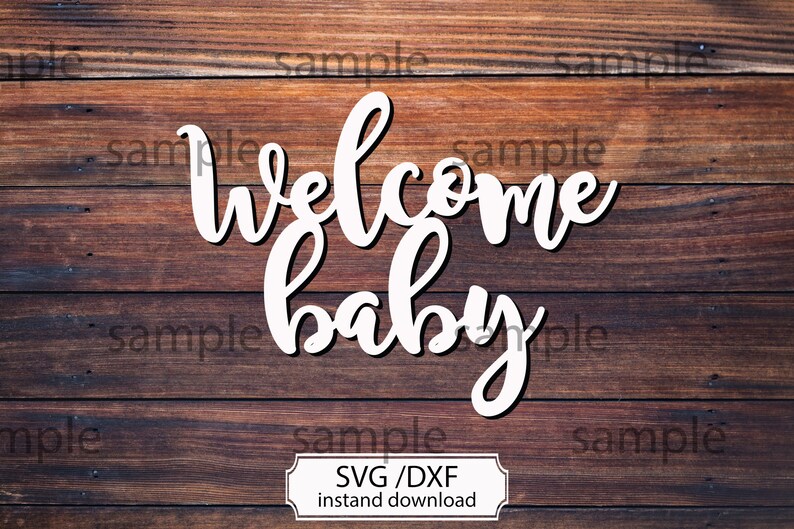 Download Welcome baby SVG cutting file baby shower svg Boy or Girl ...