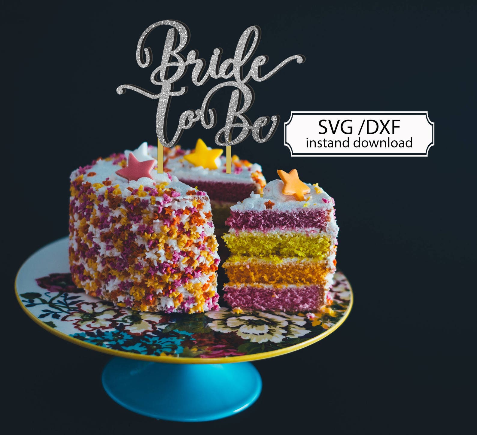 Download Soon to be Mrs SVG cutting file Wedding Cake topper SVG | Etsy