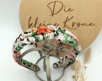 Haarreif aus Baumwolle, Haarband, Haarreif gerafft, Haarschmuck, Headband, Accessoires Damen, selbstgenähter Scrunchie