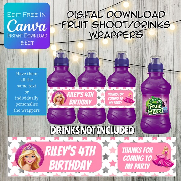 Fruit Shoot Label Etsy UK