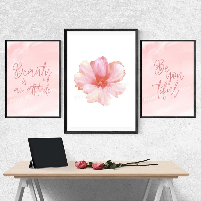 Teenage Girl Room Decor, Affirm Wall Art for Teenager, Girl Empower