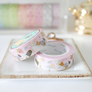 Sweet Ice-cream with Silver Foiling - Planner Goods/Stationery/Washi/Craft/Plannergirl/