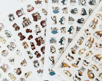 Mofusand Cat Nail Art Sticker, craft supply, nail sticker