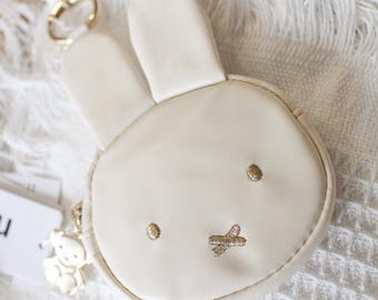 Miffy Face Mini Pouch – Gold Series, Coin Bag, Purse