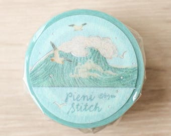 BGM Pieni Stitch - Little Sea washi tape/masking tape/planner/journal/craft supply