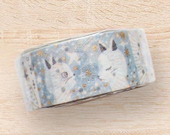 Shinzi Katoh Kirapika Kenji's Journey Agate 1 glitter gold foil washi tape/masking tape/planner/journal/craft supply