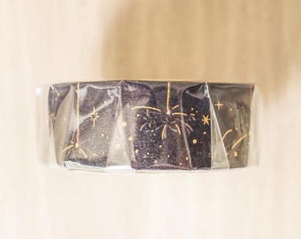 Saien - Japanese Sparkler Gold Foil washi tape/masking tape/planner/journal/craft supply