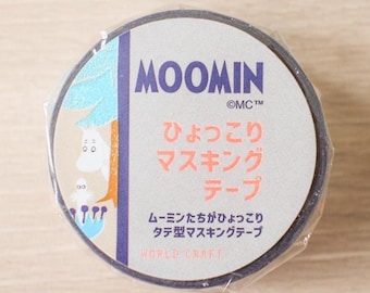 WORLD CRAFT Forest Gray Moomin Masking Tape Knickknacks /craft supply