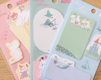 Moomin Sticky Notes,memo pad, planner supply, craft supply, stationery