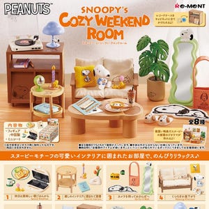 Re-ment Peanuts Snoopy&#39;s Weekend Cozy Room Miniature Blind Box