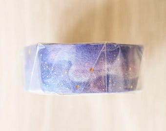 Saien - Aurora Gold Foil washi tape/masking tape/planner/journal/craft supply