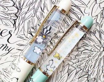 Floating Peanuts Snoopy Gelschreiber Kugelschreiber, Bastelbedarf, Schreibwaren