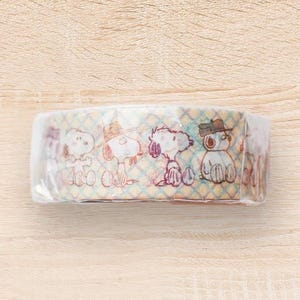 MT X Peanuts Snoopy Brothers washi tape,masking tape,planner,journalmasking tape,stationery