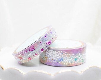 Party Galaxy Set (15mm+10mm) with Rainbow Foil + Holo Silver Foiling