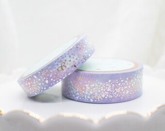 Fancy Galaxy Set (15mm+10mm) with Champagne Gold Foil + Holo Silver Foiling