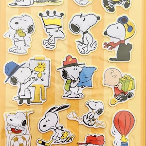 Snoopy seal stickers, craft supply,stationery supply, planner sticker