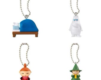 Moomin Characters Funny Style Mascot Charm Keychain
