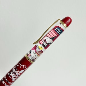 Floating Peanuts Snoopy Gel Pen Ballpoint Pen, craft supplies, stationery Red