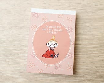Moomin Little My Mini Memo Pad, Note Pad, planner supply, craft supply, stationery