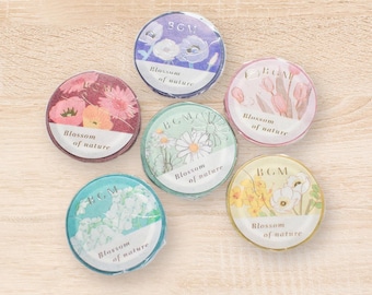 BGM foil floral blossom washi tape/masking tape/planner/journal/craft supply