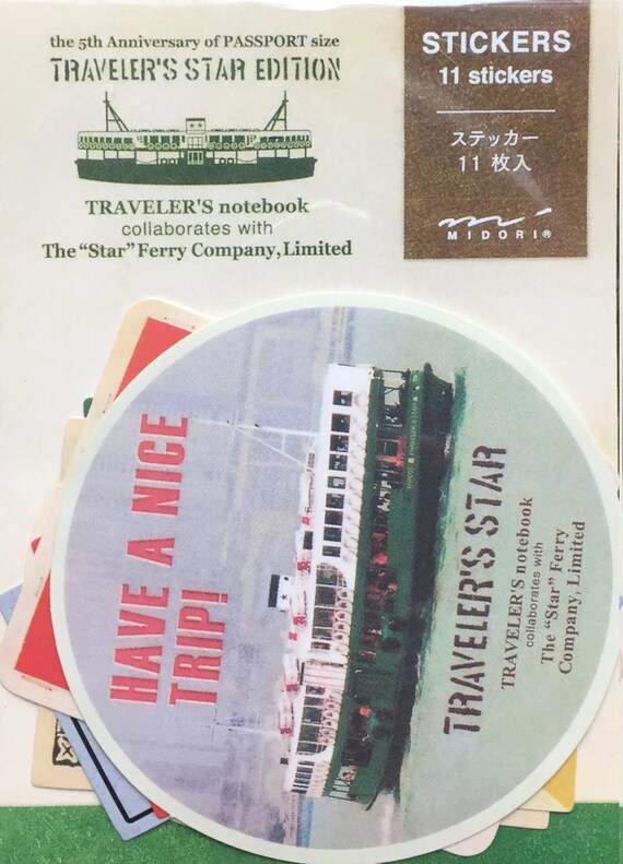 Traveler's Notebook 5th Anniversary Hong Kong Star Ferry Sticker