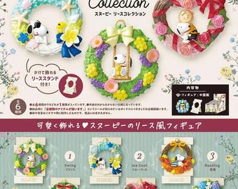 Re-ment Peanuts SNOOPY Wreath Collection Blind Box