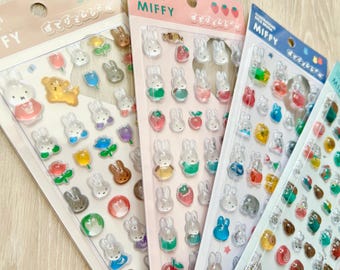 Miffy 3D Gem Sticker, craft supply, stationery