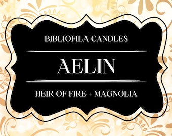Aelin | Fantasy Scented Candle | Bookish Home Decor | Handmade Candle | Bookish Candle | Gift for Book Lovers
