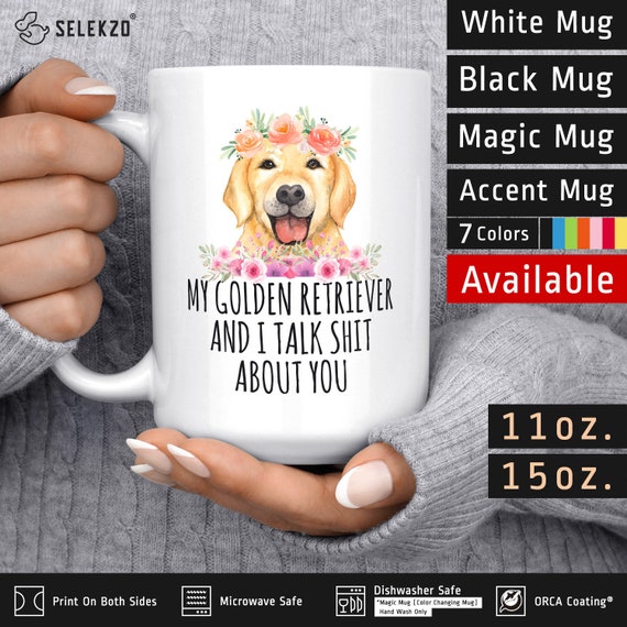 golden retriever talking funny