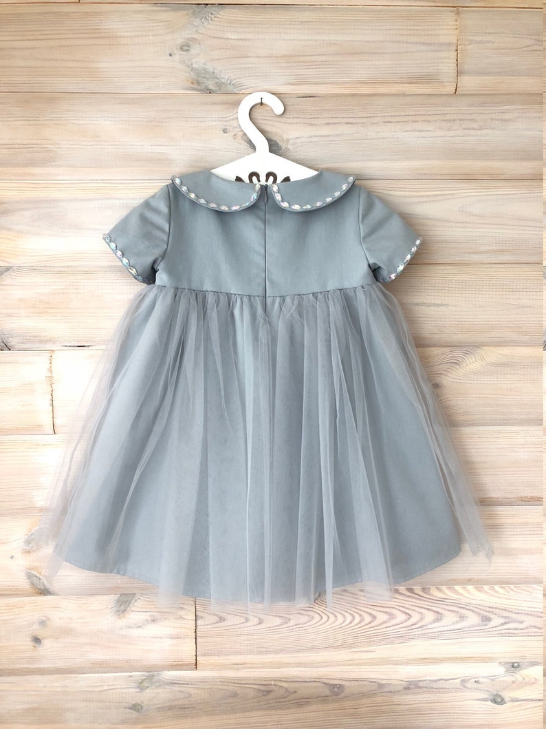 Baby blue flower girl dress wedding girl dress flower girl Etsy