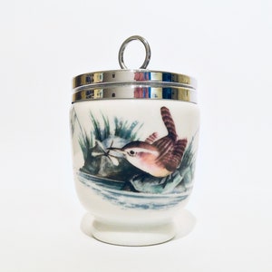 Großer Royal Worcester Porzellan Eierkocher, King Size Eierkocher, Royal Worcester zwei großer Eierkocher, Royal Worcester Evesham Porzellan