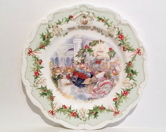 ブランブリー・ヘッジのキャンドルライト・サパー・プレート、ロイヤル