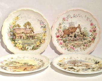   Brambly Hedge プレート4枚セット Brambly Hedge Four Seasons プレート 4 枚セット、Royal