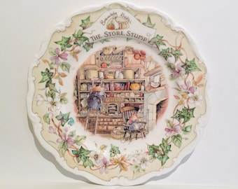 Royal Doulton Brambly Hedge the Store Stump Plate - Etsy