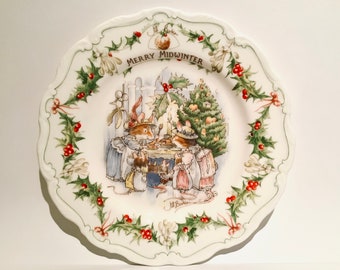 ブランブリーヘッジ ミッドウィンターシリーズ プレート 4枚セット